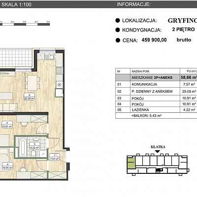 mieszkanie na sprzedaż - Gryfino,  - ID 422288 | swiatnieruchomosci.pl