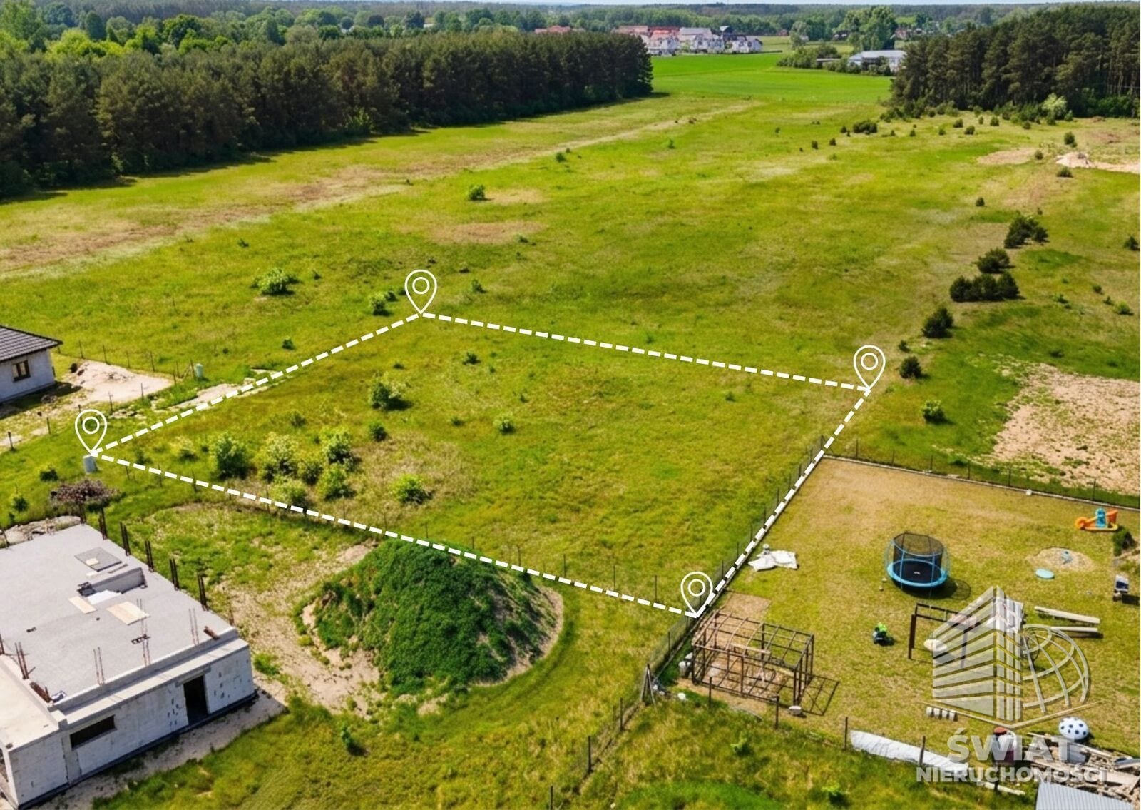 działka na sprzedaż - Białuń,  - ID 440913 | swiatnieruchomosci.pl