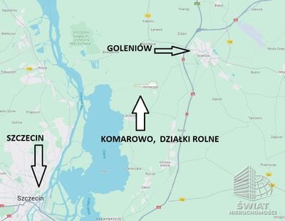 Działka na sprzedaż, Goleniów Komarowo, 65968 m² — UBR23145, zdjęcie 4