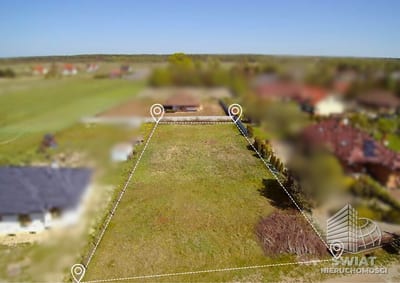 Działka na sprzedaż, Goleniów Łaniewo, 1505 m² — UBR23284, zdjęcie 1