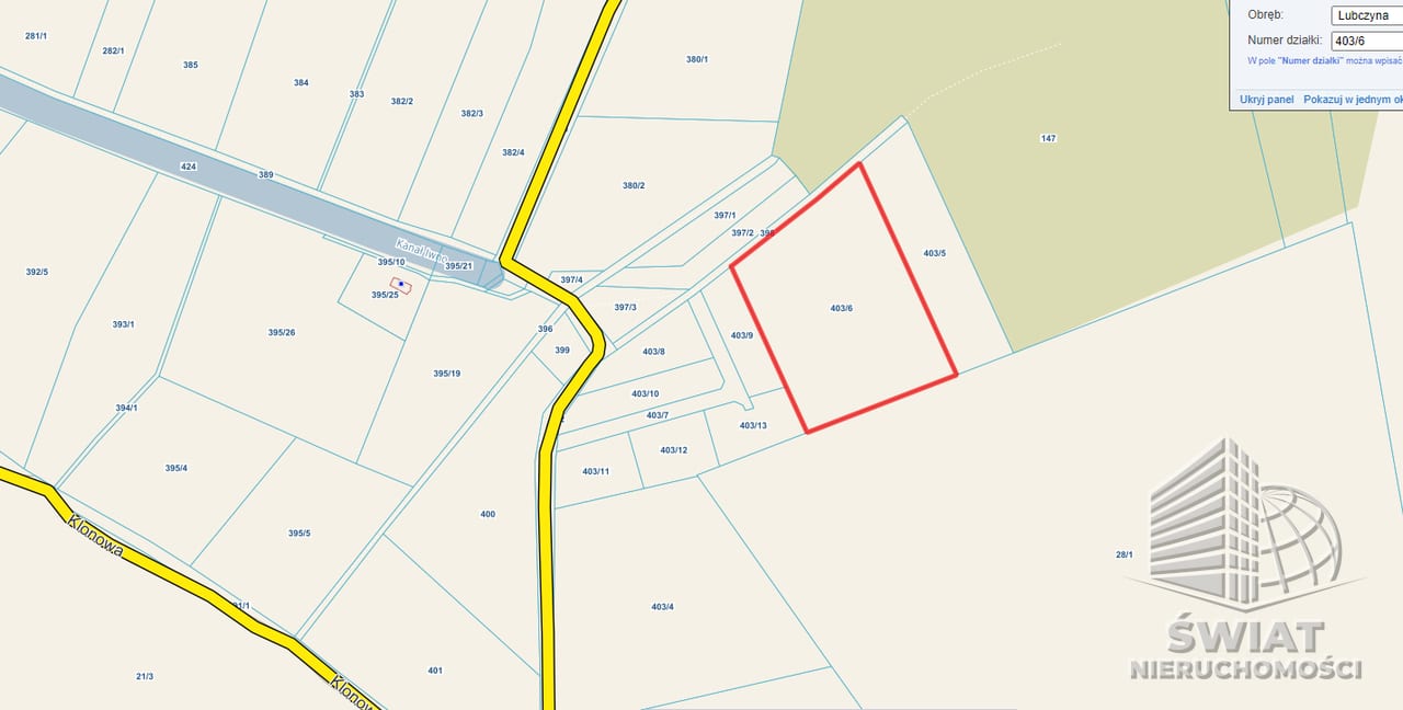 Działka na sprzedaż, Goleniów Lubczyna, 23200 m² — SWN30755, zdjęcie 1