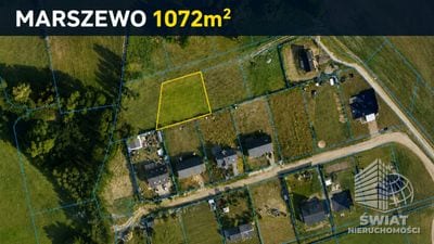 Działka na sprzedaż, Goleniów Marszewo, 1072 m² — ROY04562, zdjęcie 1