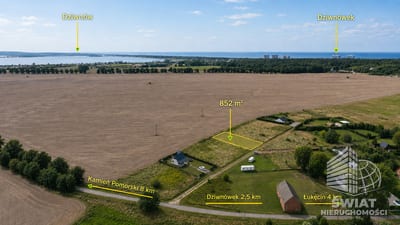 Działka na sprzedaż, Kamień Pomorski Radawka, 852 m² — ELT34608, zdjęcie 2