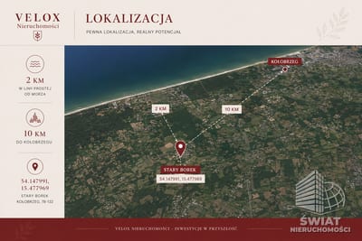Działka na sprzedaż, Kołobrzeg Stary Borek, 1561 m² — VLX20261, zdjęcie 1