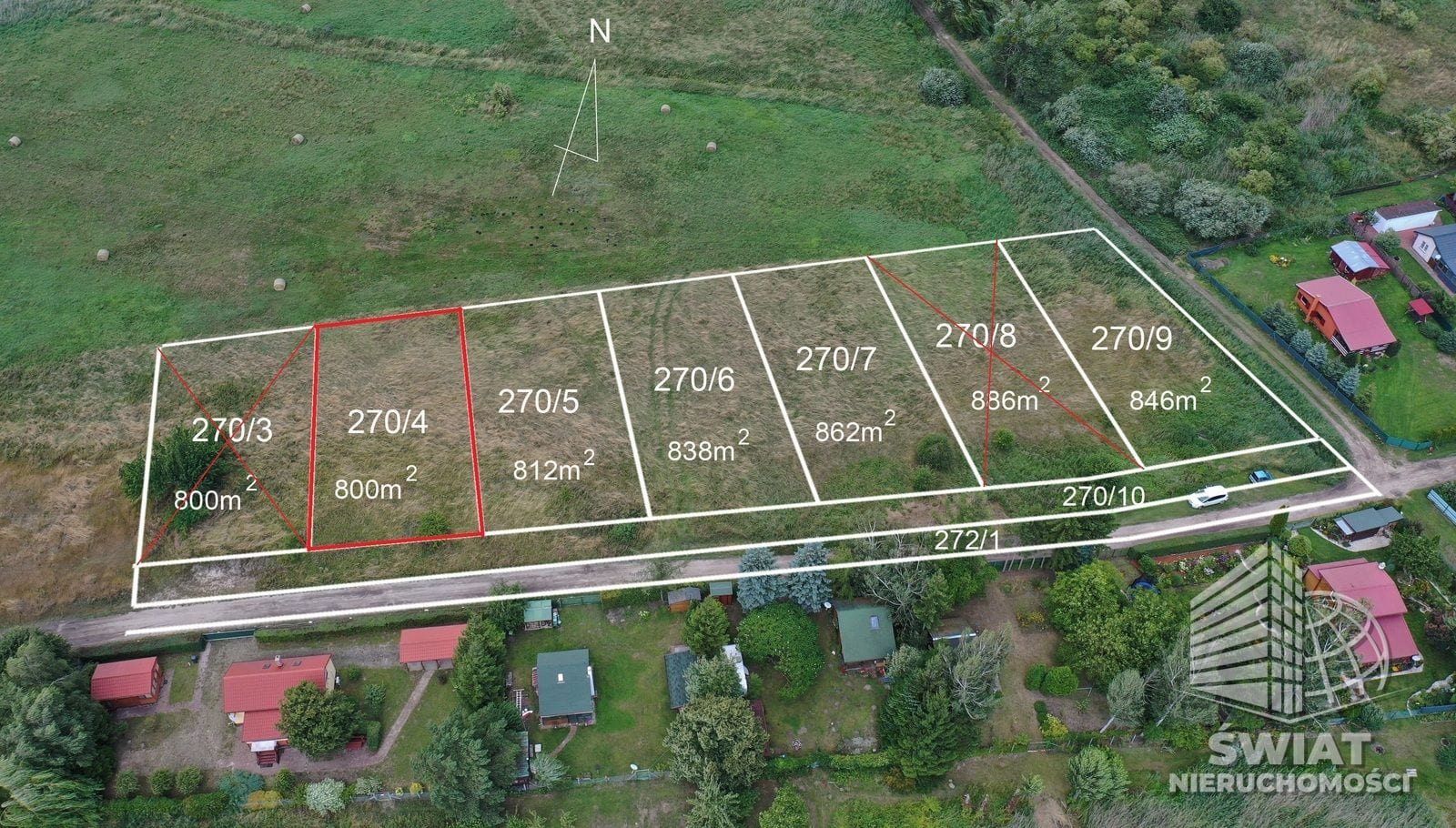 Działka na sprzedaż, Kozielice Załęże, 800 m² — CIE24443, zdjęcie 1
