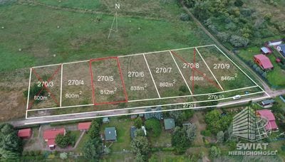 Działka na sprzedaż, Kozielice Załęże, 812 m² — CIE24444, zdjęcie 1