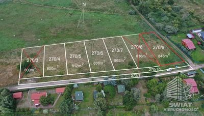 Działka na sprzedaż, Kozielice Załęże, 846 m² — CIE24448, zdjęcie 1