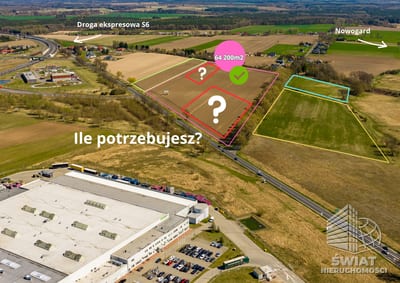 Działka na sprzedaż, Nowogard Wojcieszyn, 64200 m² — BON49480, zdjęcie 1