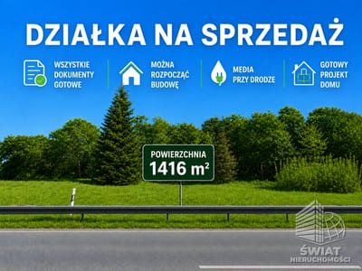Działka na sprzedaż, polska, 1416 m² — GDH20034, zdjęcie 1