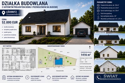 Działka na sprzedaż, polska, 1416 m² — GDH20034, zdjęcie 2