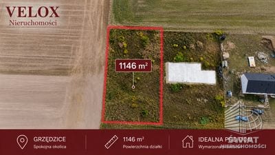Działka na sprzedaż, Stargard Grzędzice, 1146 m² — VLX20326, zdjęcie 1