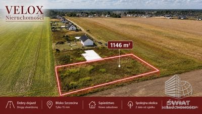 Działka na sprzedaż, Stargard Grzędzice, 1146 m² — VLX20326, zdjęcie 4