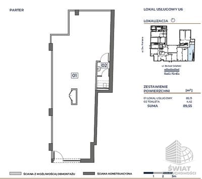 Lokal na sprzedaż, Szczecin Łasztownia, 90 m² — ELT34054, zdjęcie 3
