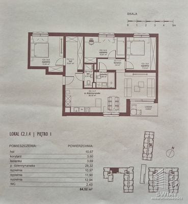 Mieszkanie na sprzedaż, Police, 4 pokoje, 85 m² — MEM22788, zdjęcie 5