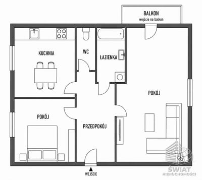Mieszkanie na sprzedaż, Świnoujście, 2 pokoje, 47 m² — BON49905, zdjęcie 1