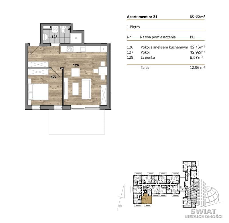 Mieszkanie na sprzedaż, Szczecin Dąbie, 2 pokoje, 51 m² — CIE24902, zdjęcie 1