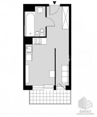 Mieszkanie na sprzedaż, Szczecin Drzetowo, 2 pokoje, 28 m² — SCN23071, zdjęcie 4