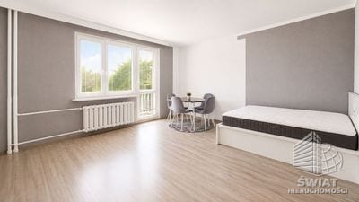 Mieszkanie na sprzedaż, Szczecin Gumieńce, 1 pokój, 43 m² — KNS20412, zdjęcie 2