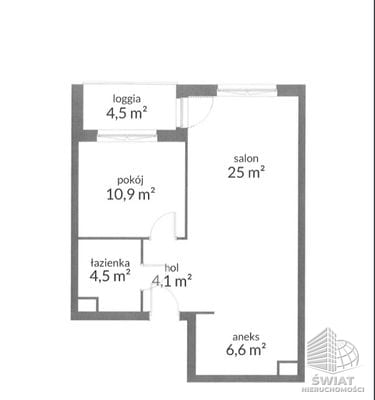 Mieszkanie na sprzedaż, Szczecin Pogodno, 2 pokoje, 51 m² — SWN32438, zdjęcie 2