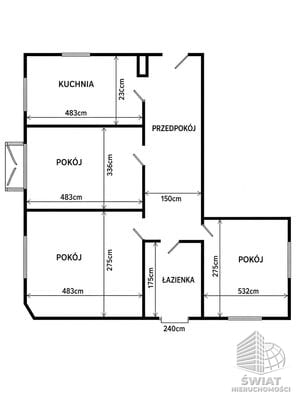 Mieszkanie na sprzedaż, Szczecin Pomorzany, 3 pokoje, 68 m² — BON49964, zdjęcie 2