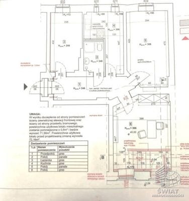 Mieszkanie na sprzedaż, Szczecin Śródmieście-Centrum, 3 pokoje, 72 m² — 30/11211/OMS, zdjęcie 1