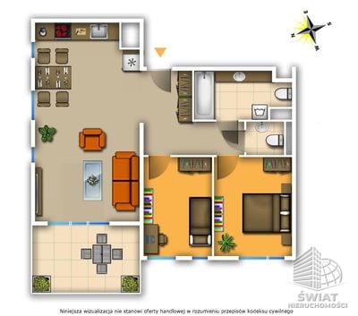 Mieszkanie na sprzedaż, Szczecin Żelechowa, 3 pokoje, 63 m² — SWN29544, zdjęcie 1