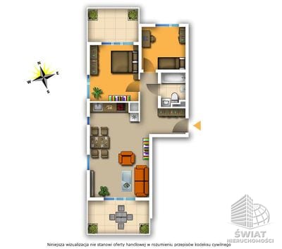Mieszkanie na sprzedaż, Szczecin Żelechowa, 3 pokoje, 63 m² — SWN29552, zdjęcie 1