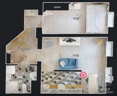 Mieszkanie na wynajem, Szczecin Drzetowo, 2 pokoje, 40 m² — CIT25634, zdjęcie 2