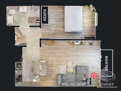 Mieszkanie na wynajem, Szczecin Gumieńce, 2 pokoje, 50 m² — CIT25358, zdjęcie 2